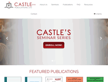 Tablet Screenshot of castlepublications.com